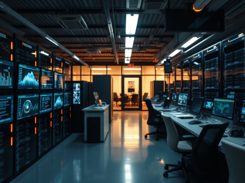Illustration of AI leader analyzing real-time data to balance speed and context in AI business strategy