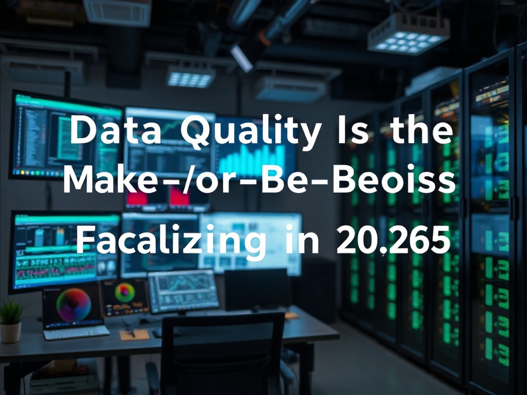 Illustration of data quality importance in AI business stack for 2026 success