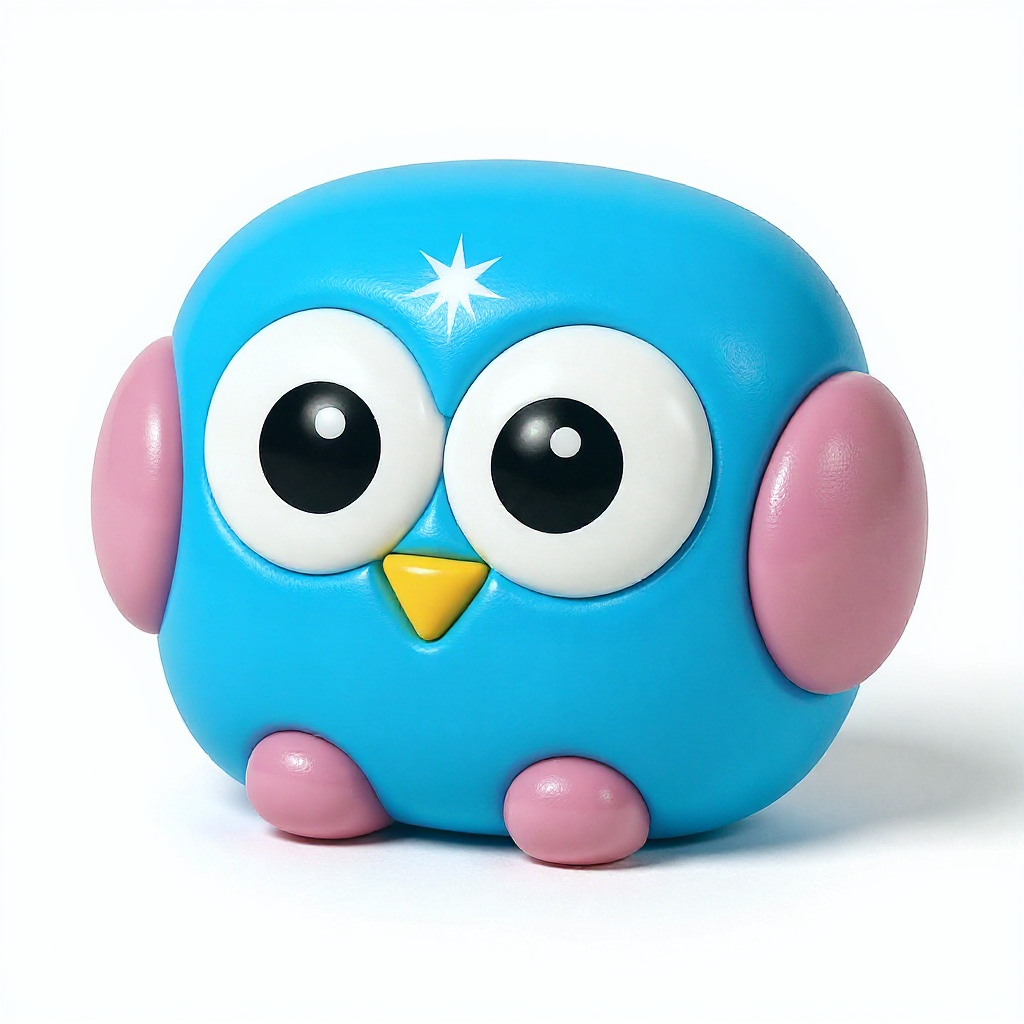 Zappy — Meet Zappy, a cheerful round blue blob with big friendly eyes, ready for endless squishy hugs and giggly fun!