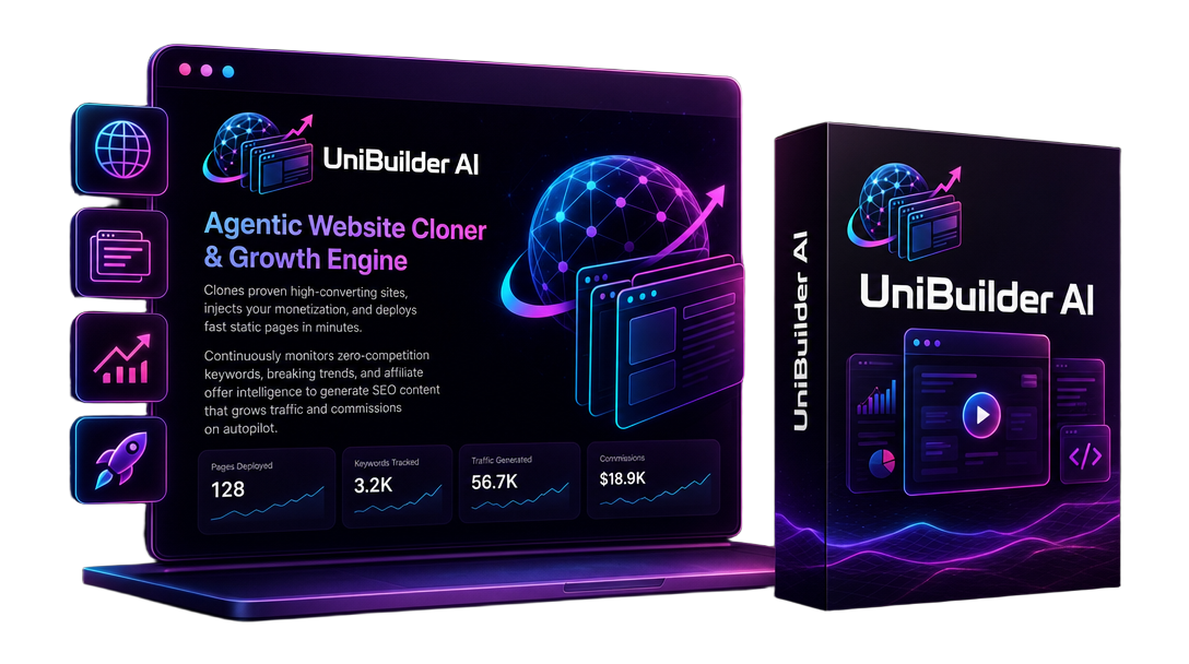 UniBuilder AI Workflow Illustration