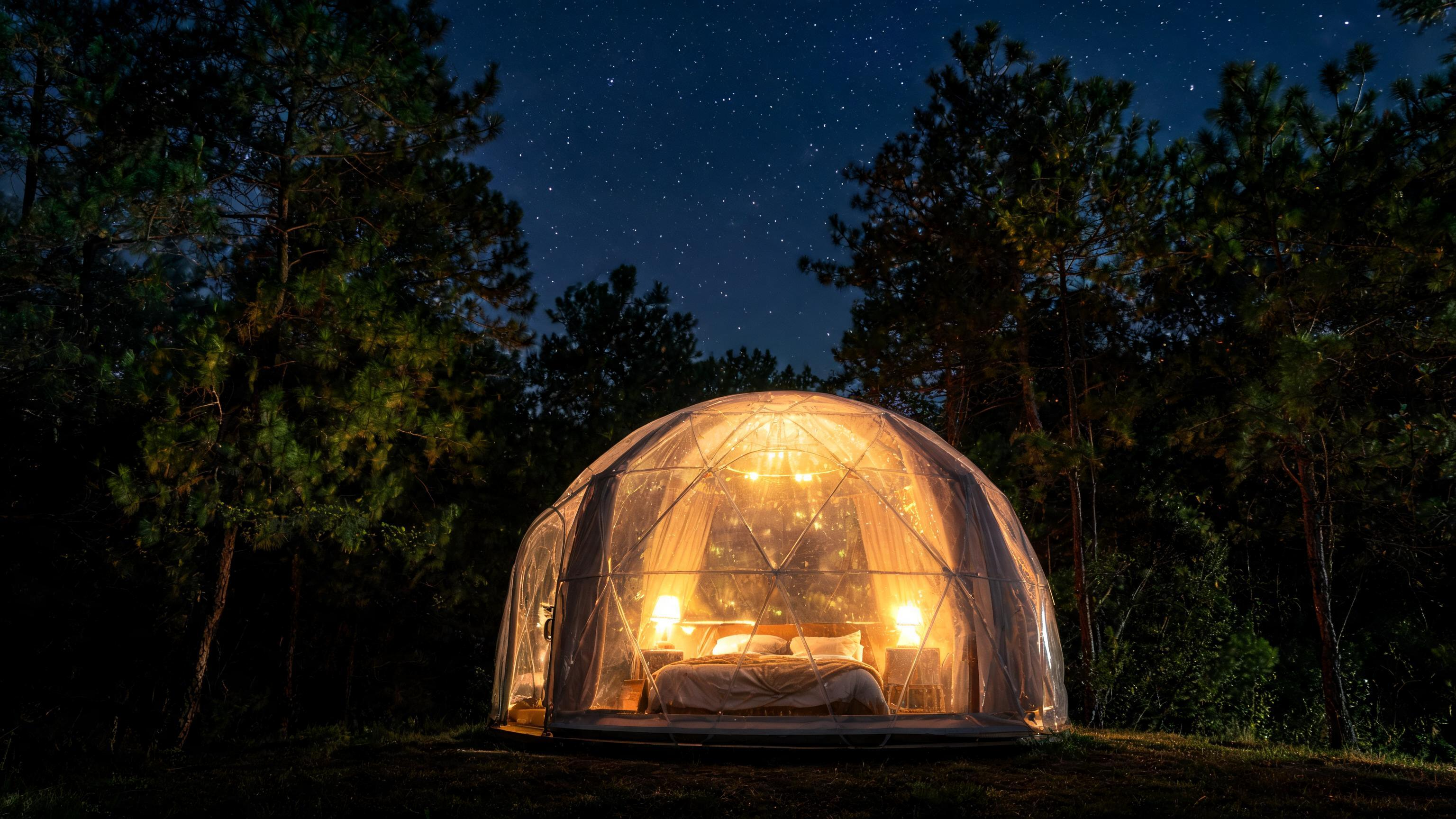 Glamping sang trọng Đà Lạt - dome tent luxury camping Vietnam 2026 — ProCamping.vn