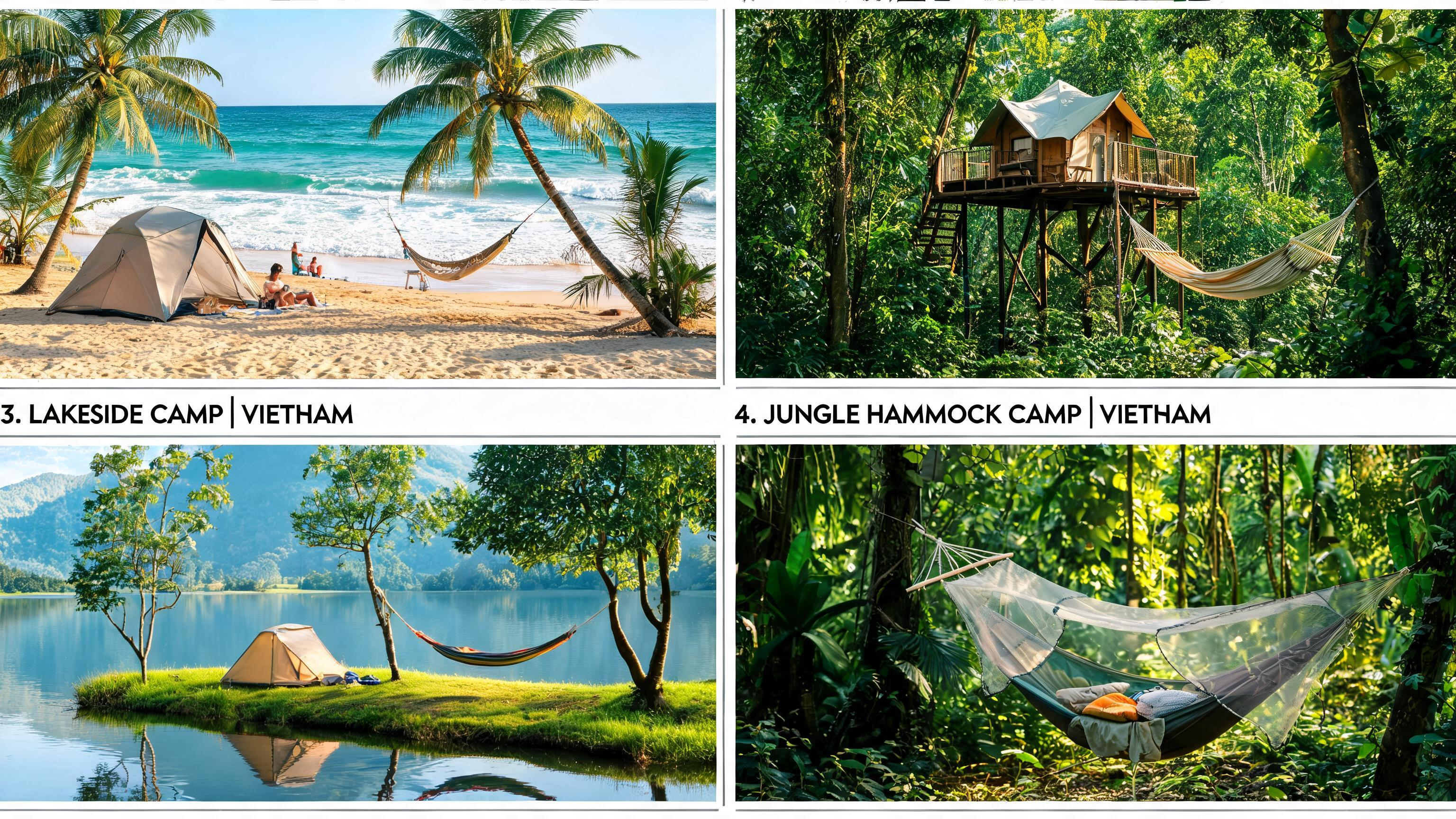 5 ý tưởng cắm trại sáng tạo - camping biển núi hồ thác Việt Nam — ProCamping.vn
