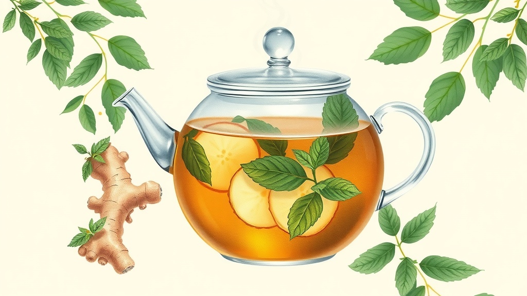 Infusão de Menta e Gengibre: Receita Passo a Passo