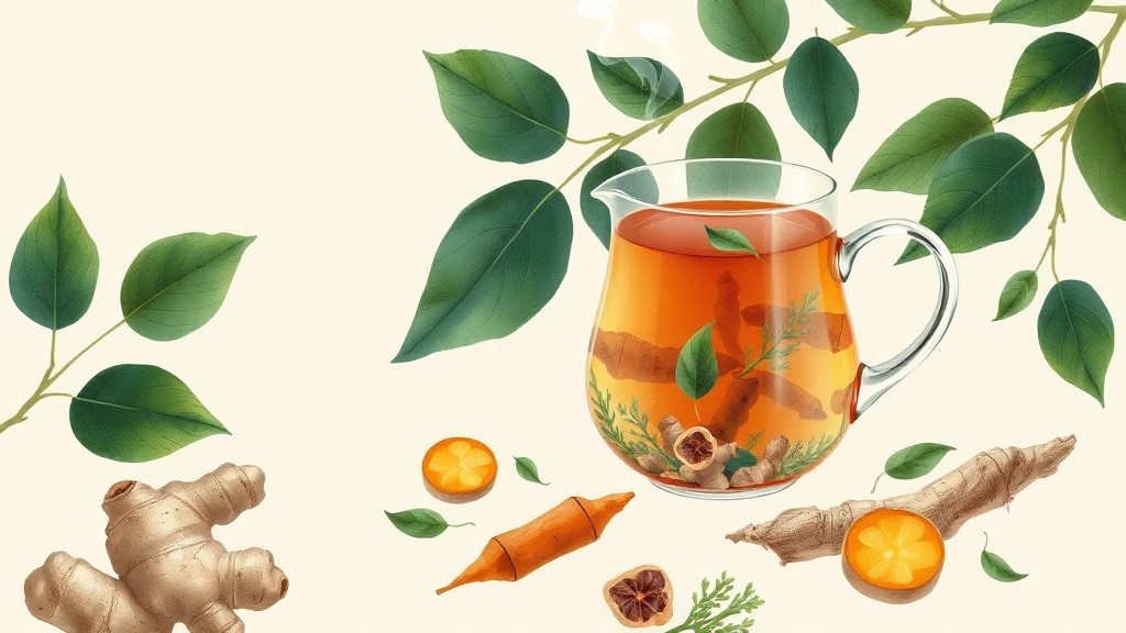 Chá de Gengibre e Cúrcuma: Receita Anti-inflamatória