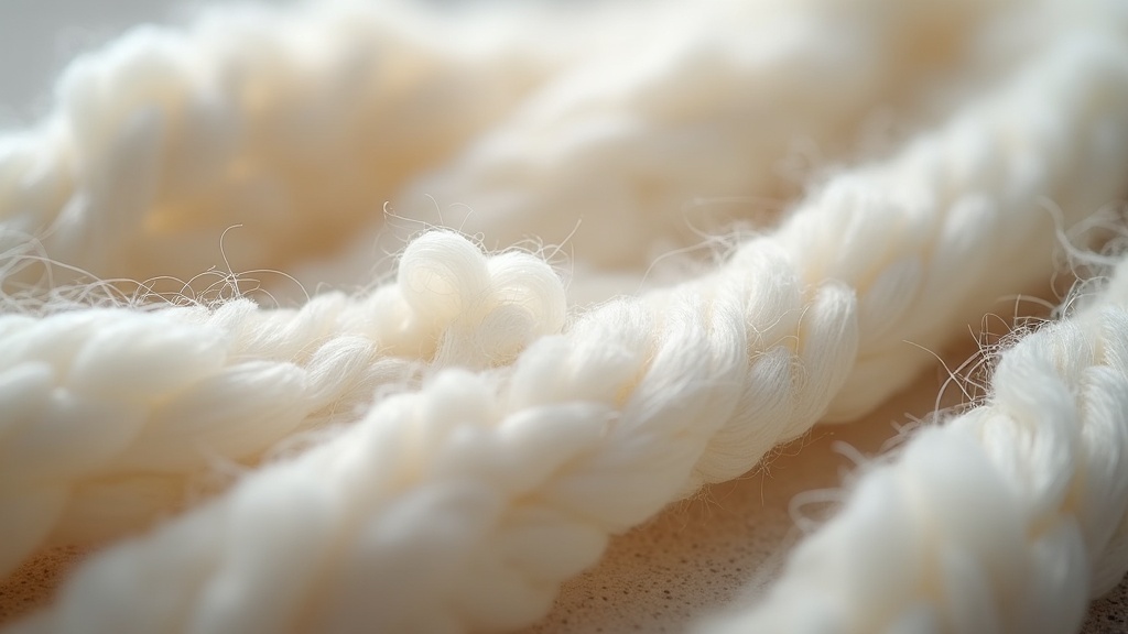 Textura de lana merino de fino micronaje