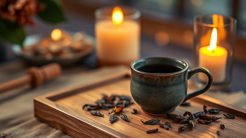 Tasse de hojicha thé vert torréfié japonais faible en caféine idéal pour le soir