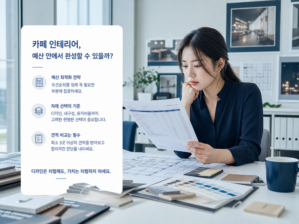 음식점 인테리어 비용, 평당 단가만 비교하면 놓치는 것들