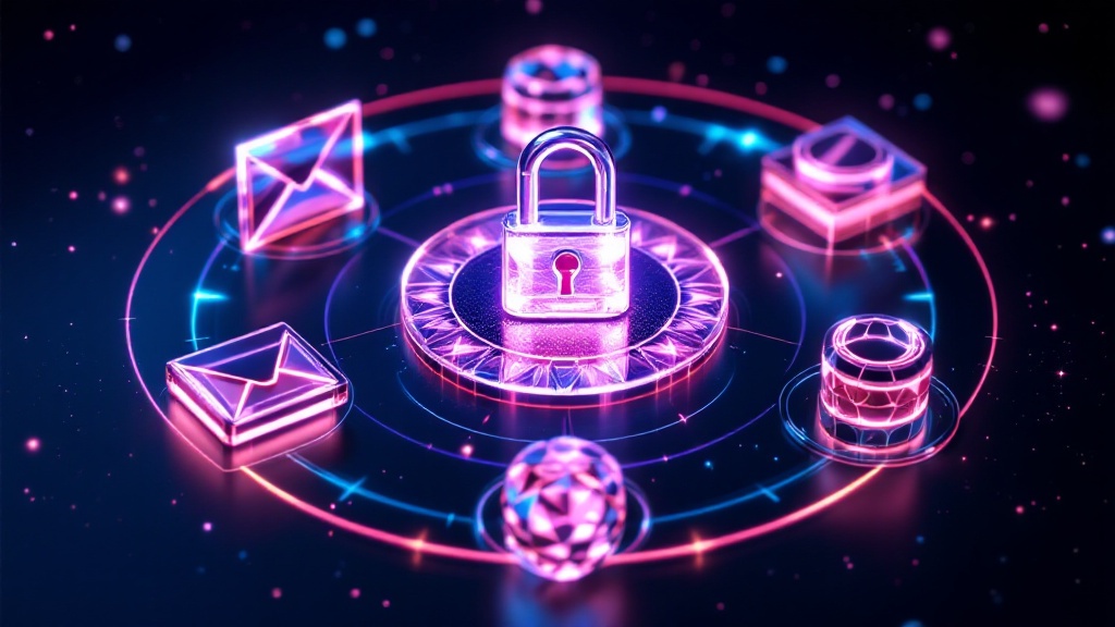 Illustration of non-technical user understanding data encryption for personal cybersecurity protection