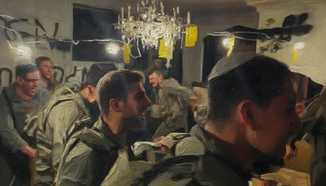 Israeli Soldiers Conduct Operations in Lebanese Displaced Family's Home