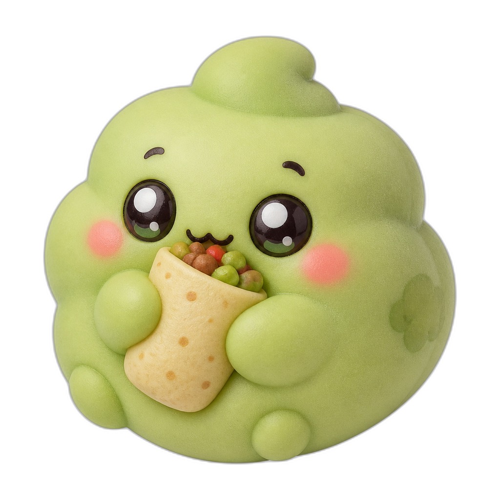 Puffrito — Puffrito is a soft golden-tan squishy burrito with a rounded, huggable shape that's perfect for gentle squeezes.