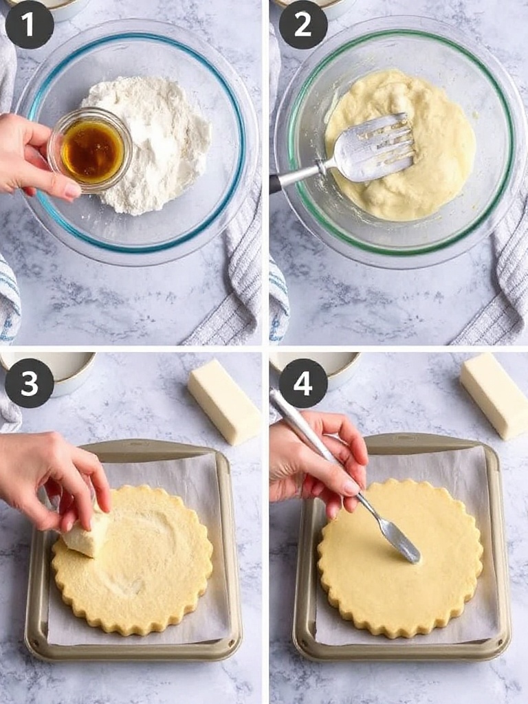 recette financier preparation