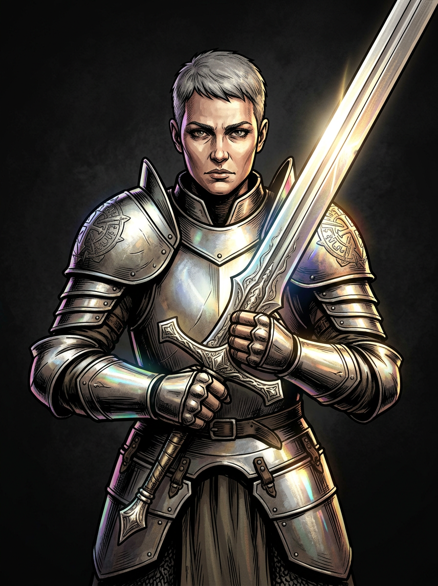 Silver Blade Commander - Order of the Stake Hero