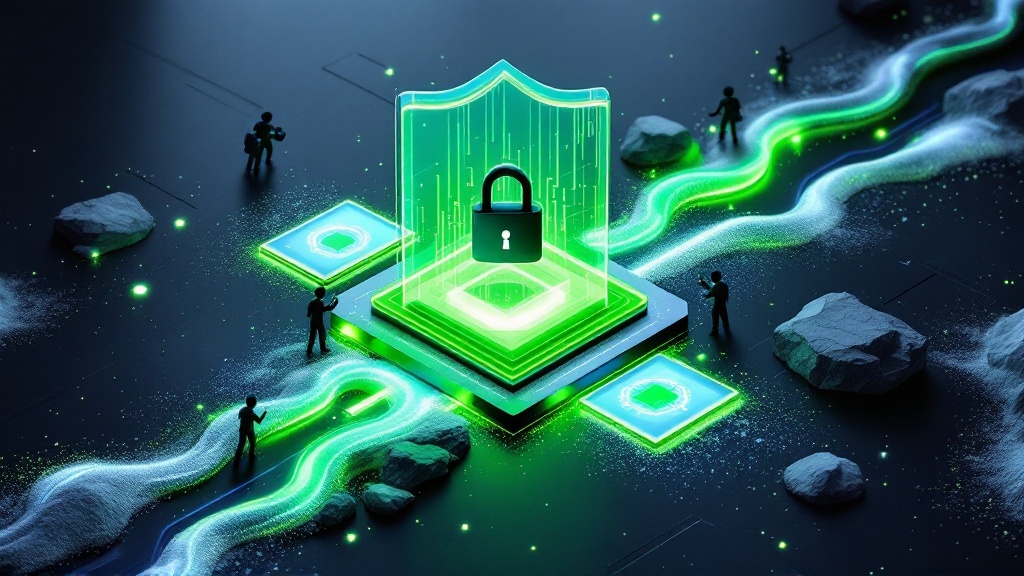 AI-powered privacy tools interface showcasing user-friendly cybersecurity features for non-technical users