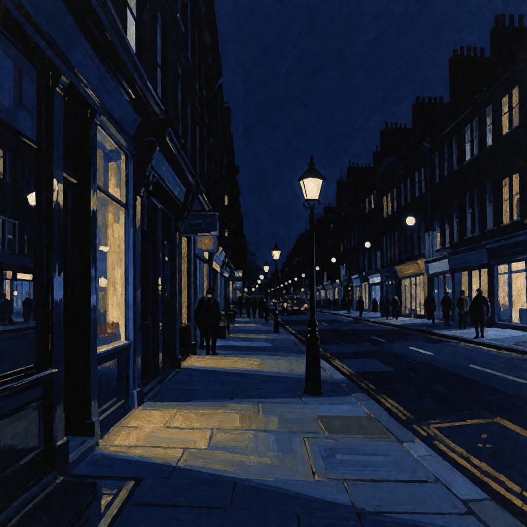 Midnight Blue Gilded