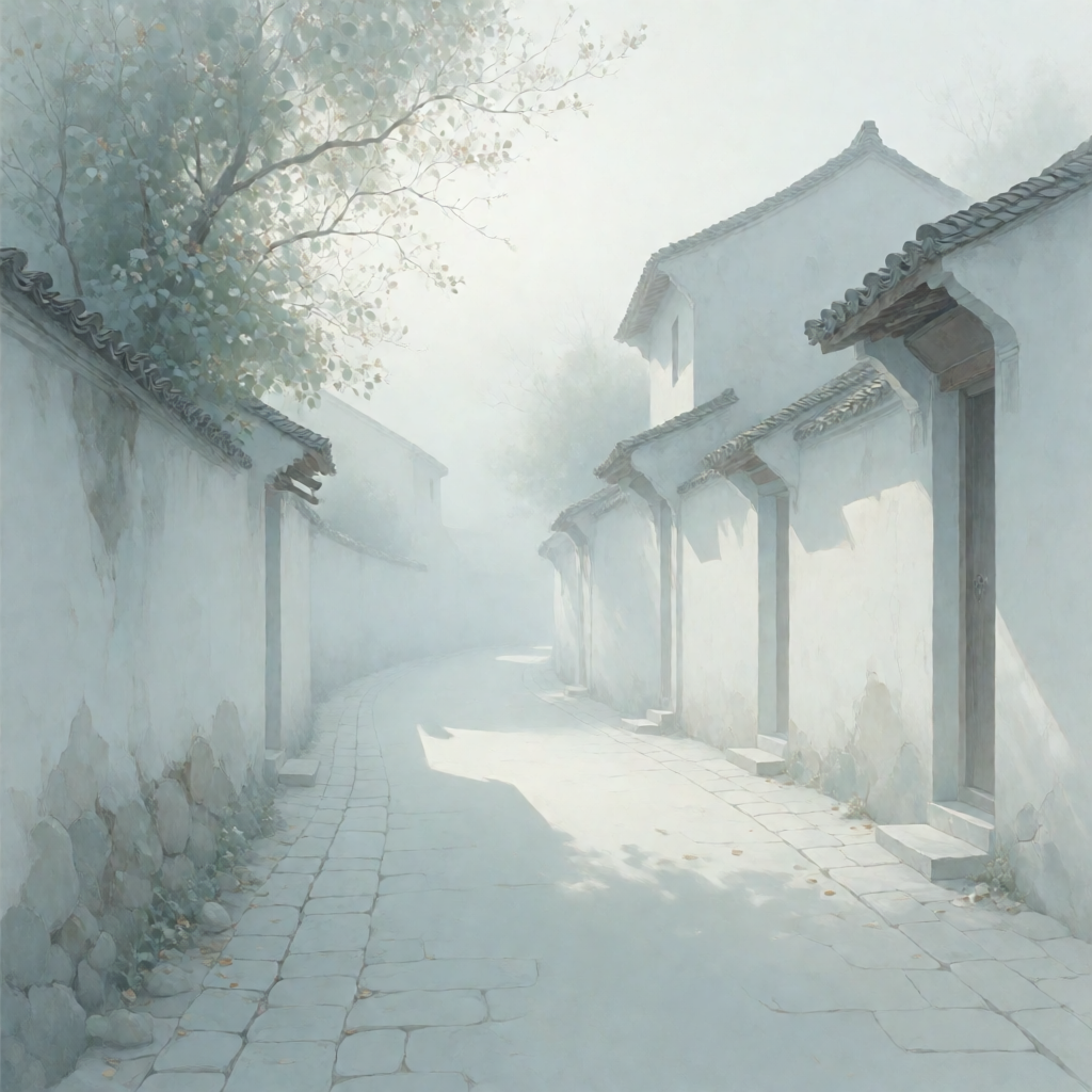Misty Porcelain Reverie