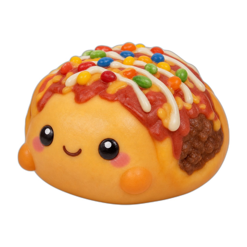Chili Chewy — Chili Chewy is a squishy red food toy, rounded and soft for cozy, comforting squeezes that little hands adore.