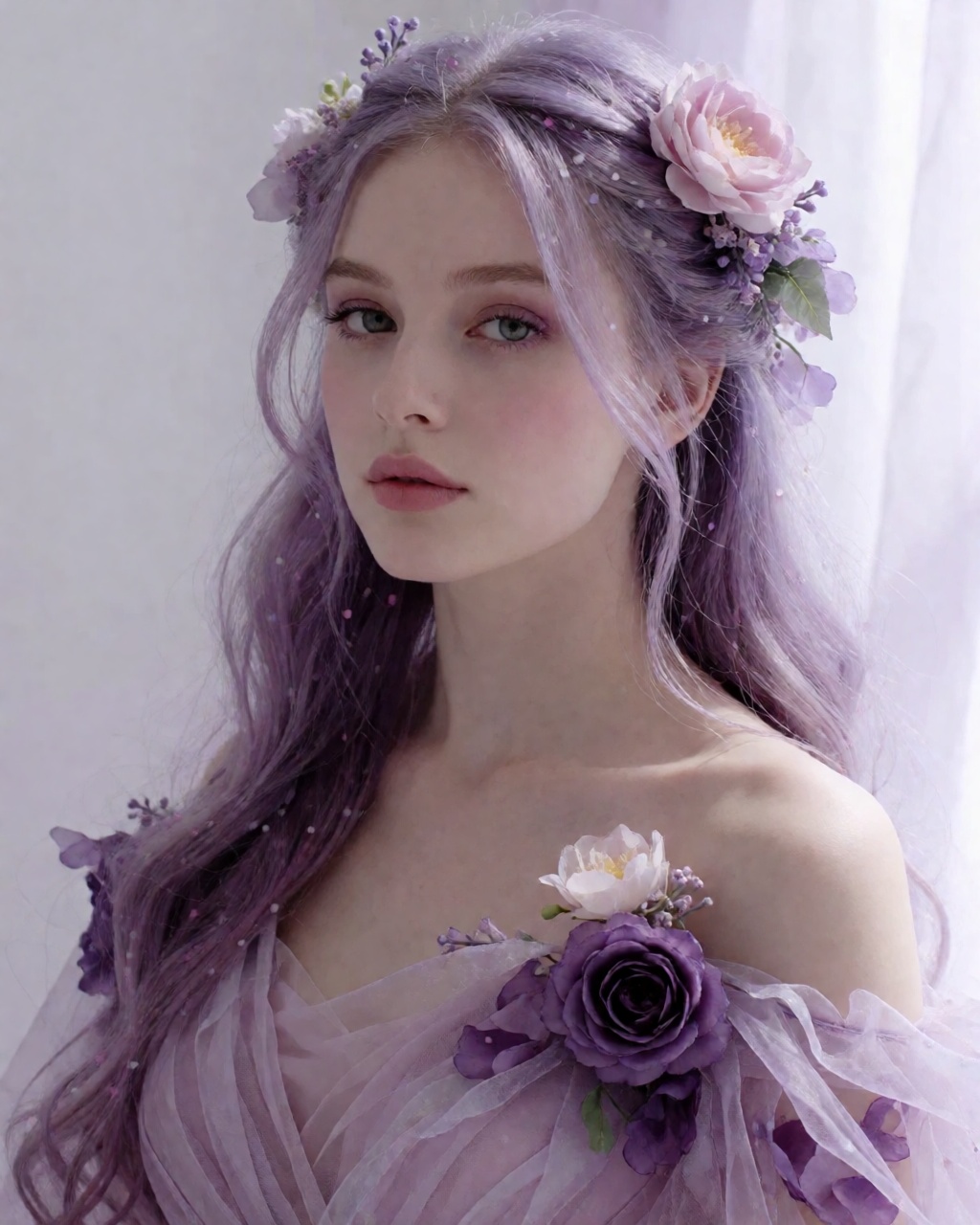 a portrait of a woman