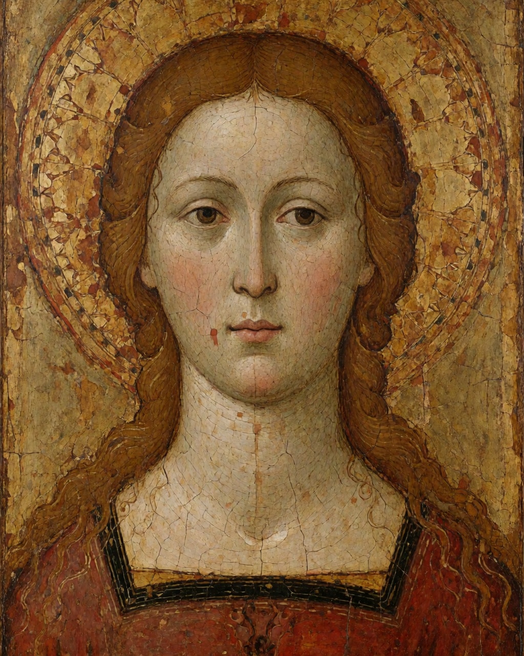 a portrait of a woman