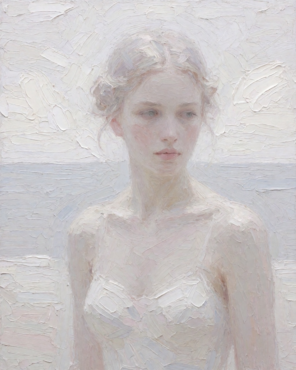 a portrait of a woman