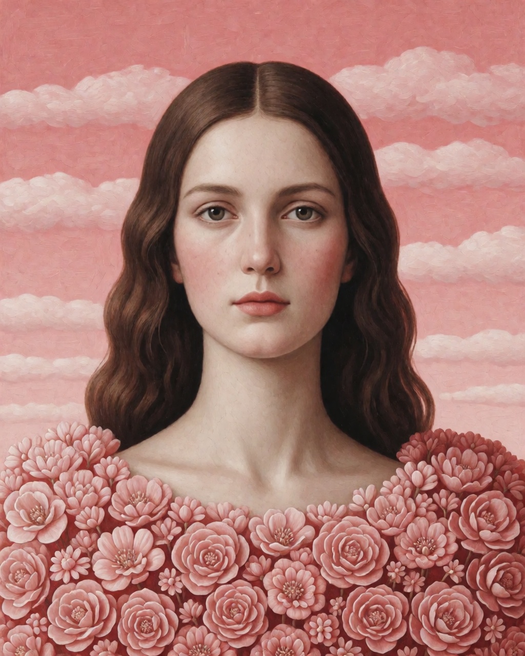 a portrait of a woman