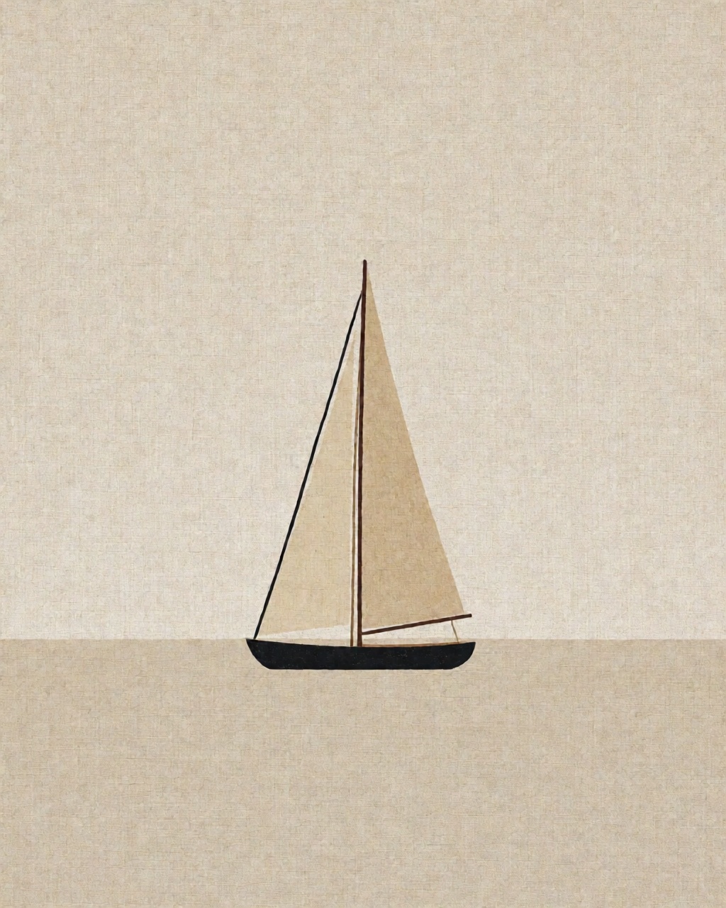 a sailboat on a calm sea