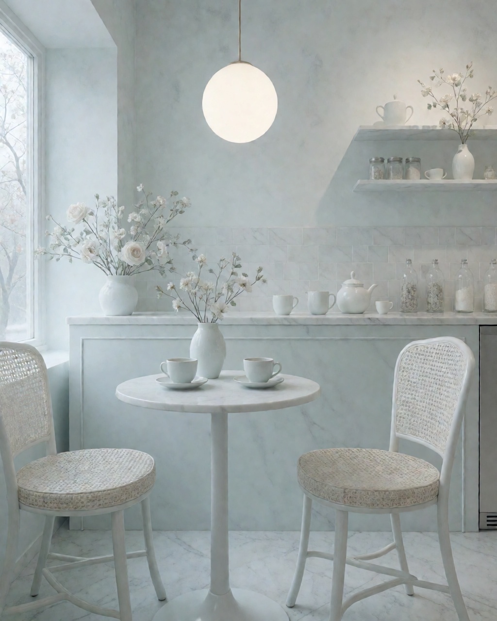 a cozy cafe interior