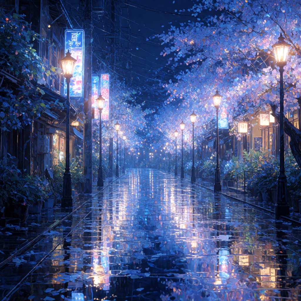 Luminous Nocturnal Bloom