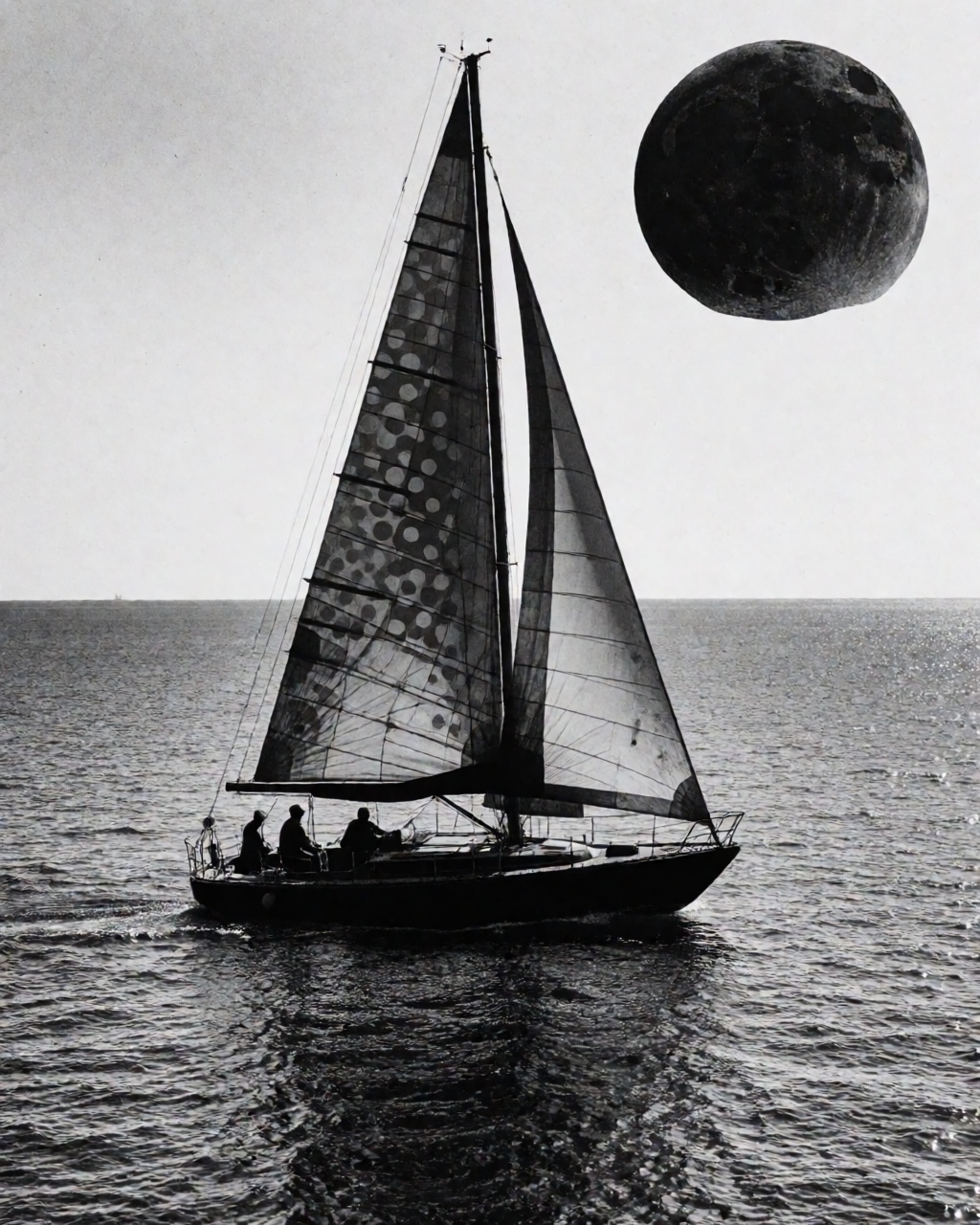 a sailboat on a calm sea