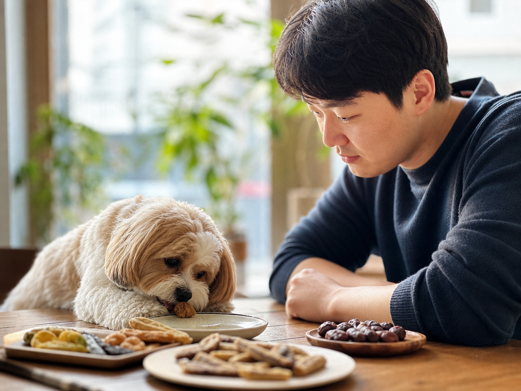 멍타쥬 비건간식 처음 급여할 때, 실제 확인할 것