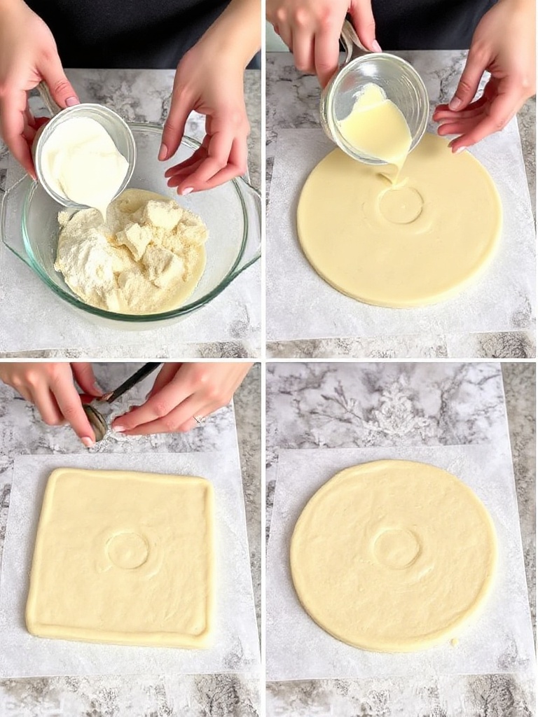 recette financier preparation