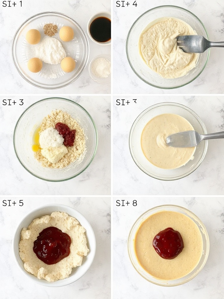 recette financier preparation