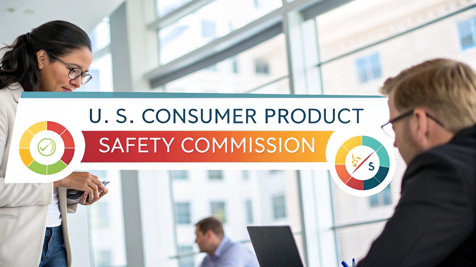 Professional infographic explaining u s consumer product safety commission