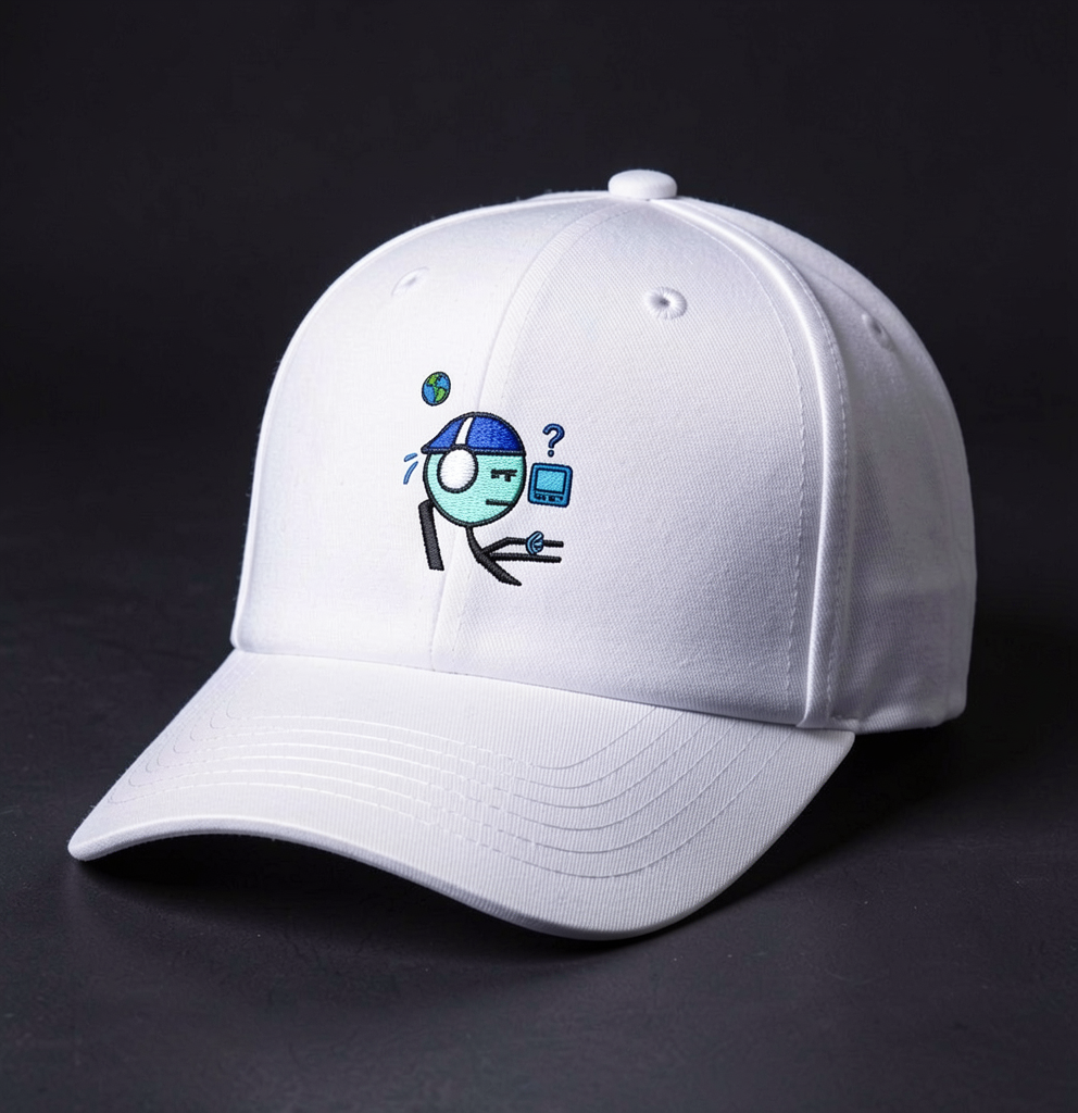 Blue Character Dad Hat