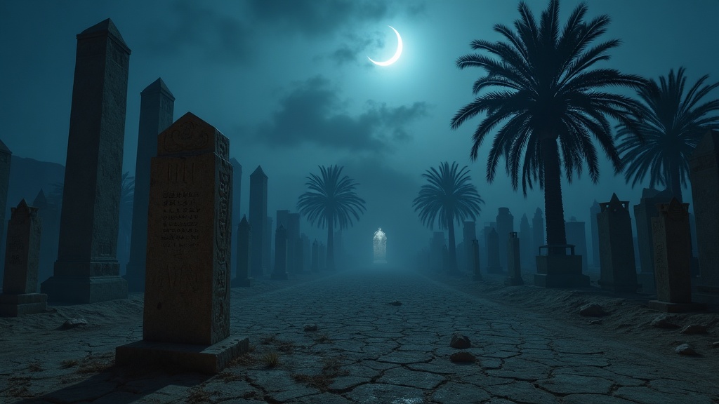 الطلاسم والظلام: ليلة لا تُنسى في مقبرة سوهاج