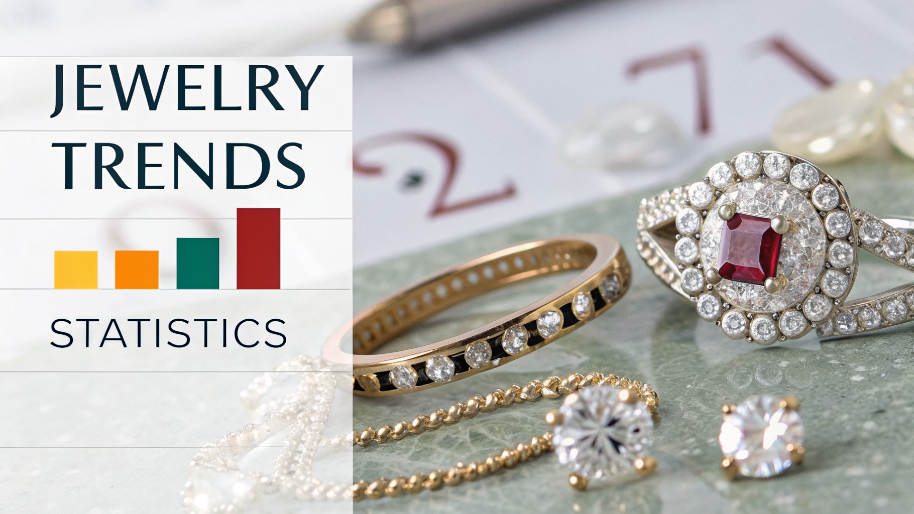 Professional infographic explaining current jewelry trends
