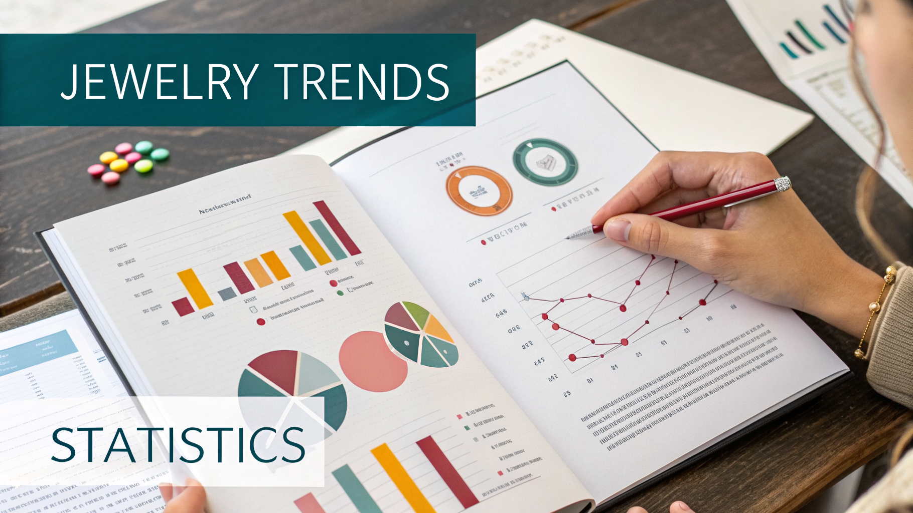 Professional infographic explaining current jewelry trends