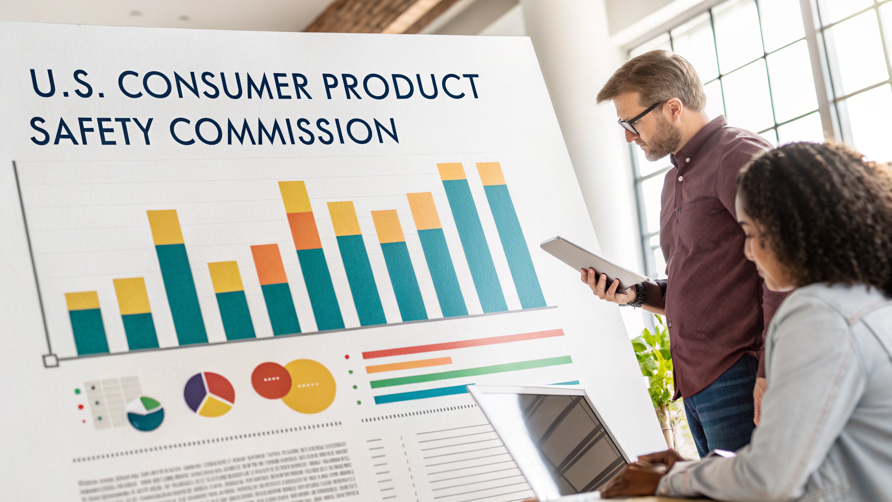 Professional infographic explaining u s consumer product safety commission