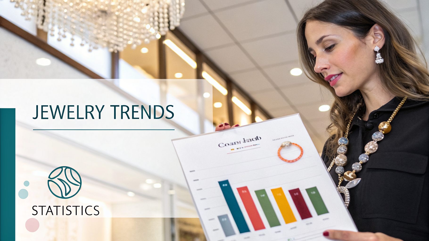 Professional infographic explaining current jewelry trends