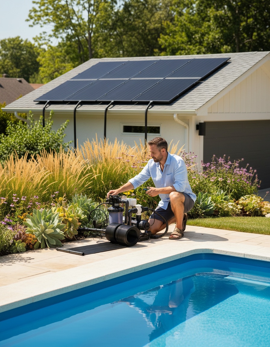 Innovador sistema climatizador solar para piscinas de hasta 38.000 litros