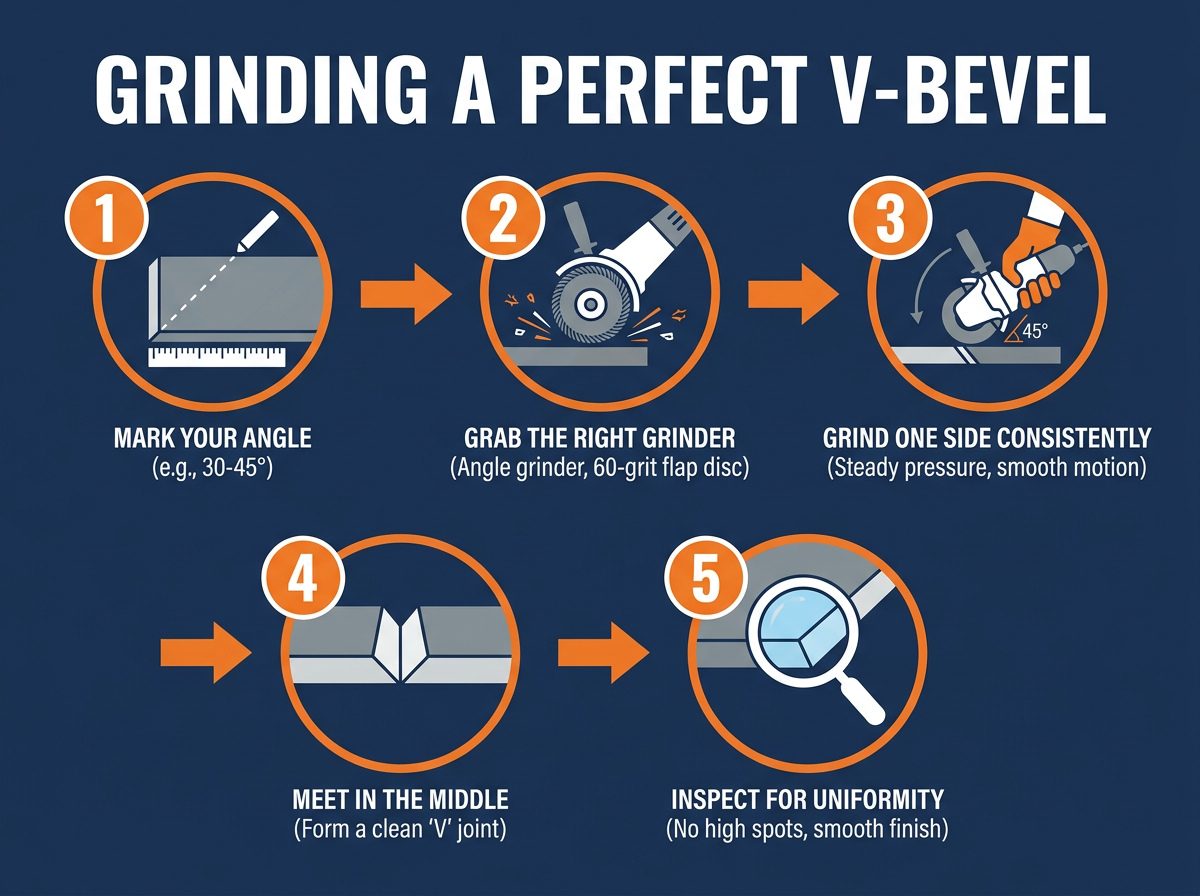How to Grind Perfect Bevels: The Secret to Stronger Welds