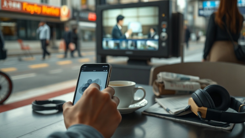 mobile ad transition