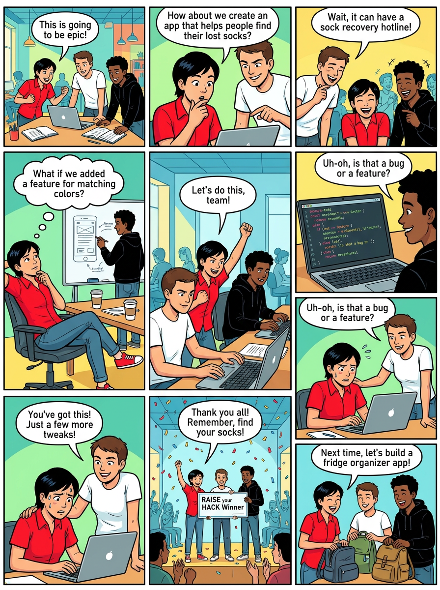 Comic story board