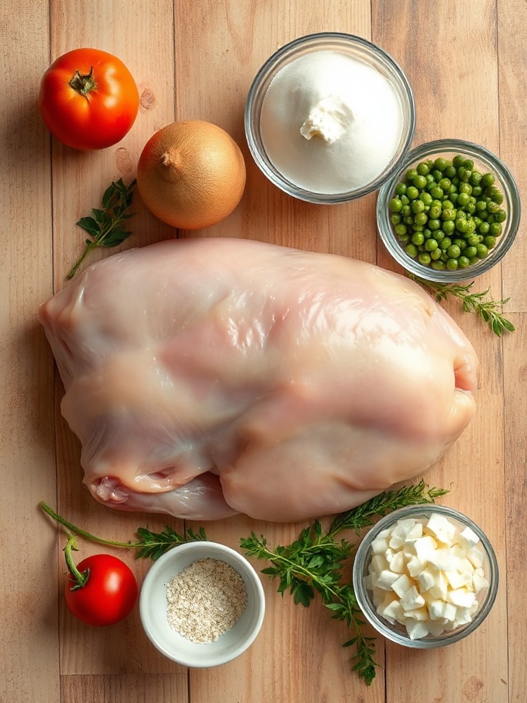 recette au poulet ingredients