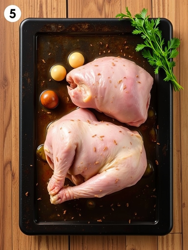 recette au poulet preparation