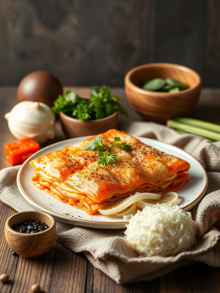 lasagne saumon epinard ingredients