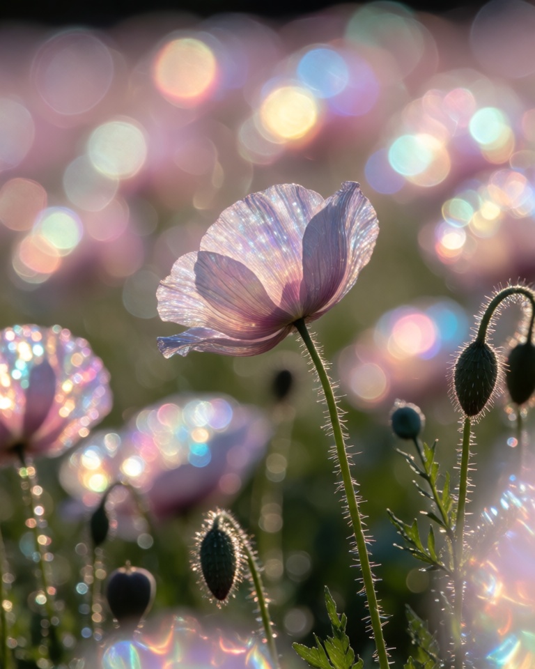 Iridescent Crystal Bokeh