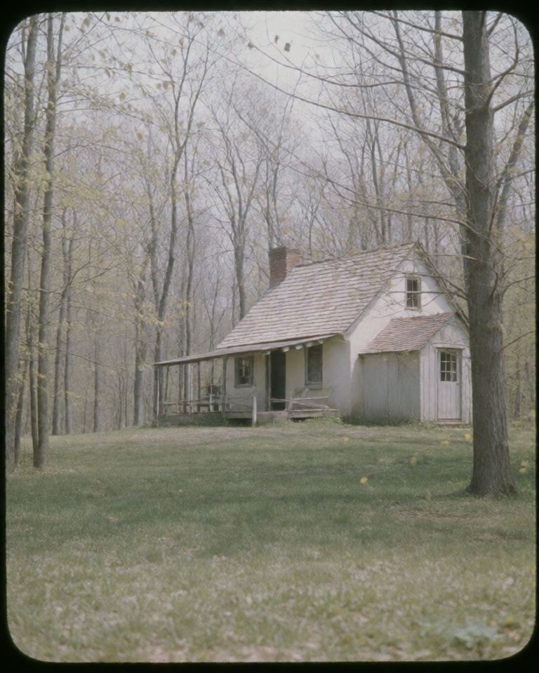 faded kodachrome pastoral style