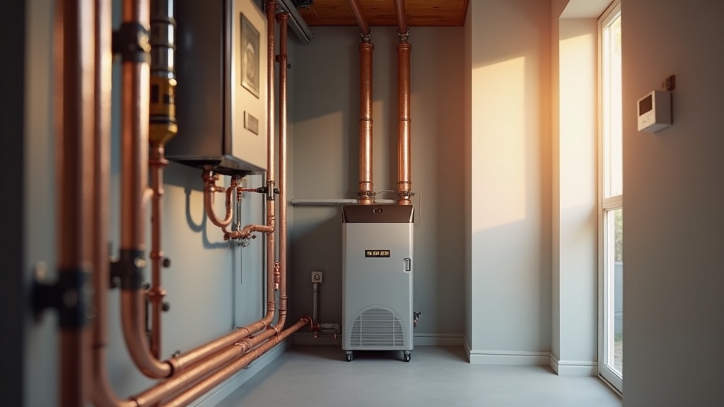 HVAC technician at work