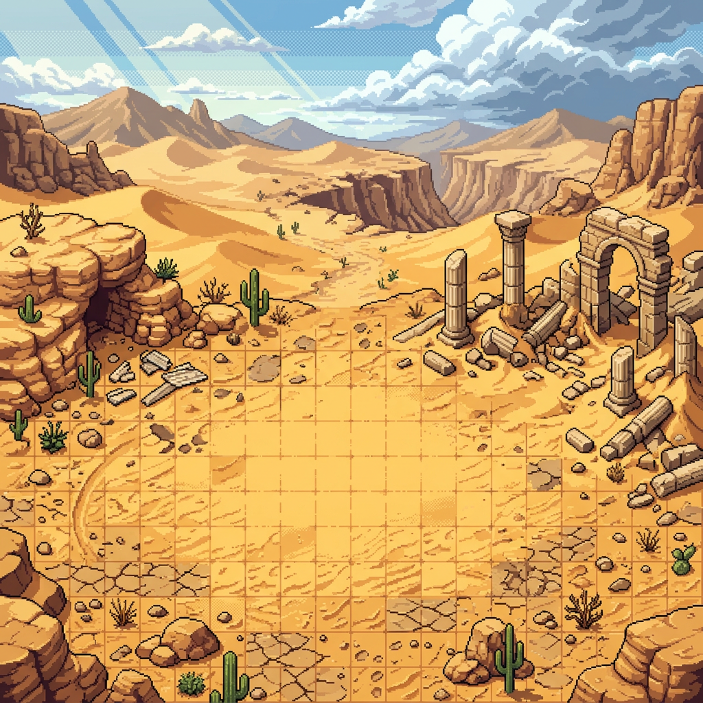 Pixel Desert Arena