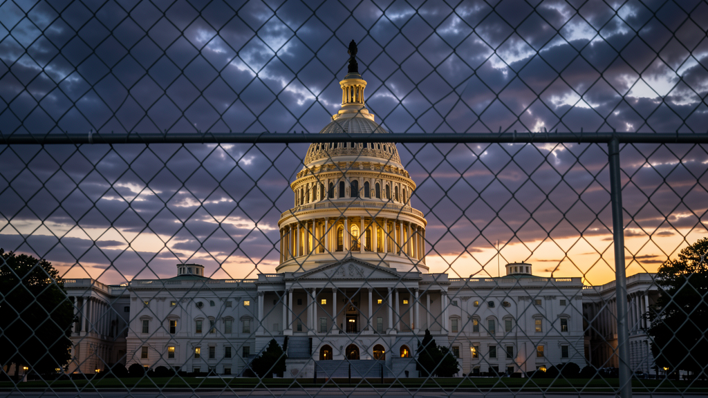 photorealistic US Capitol building legislative power